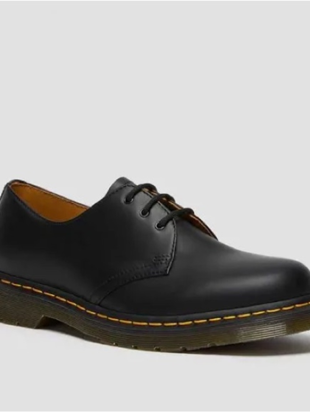 Dr. Martens Black 1461 Smooth Leather Oxford Shoes